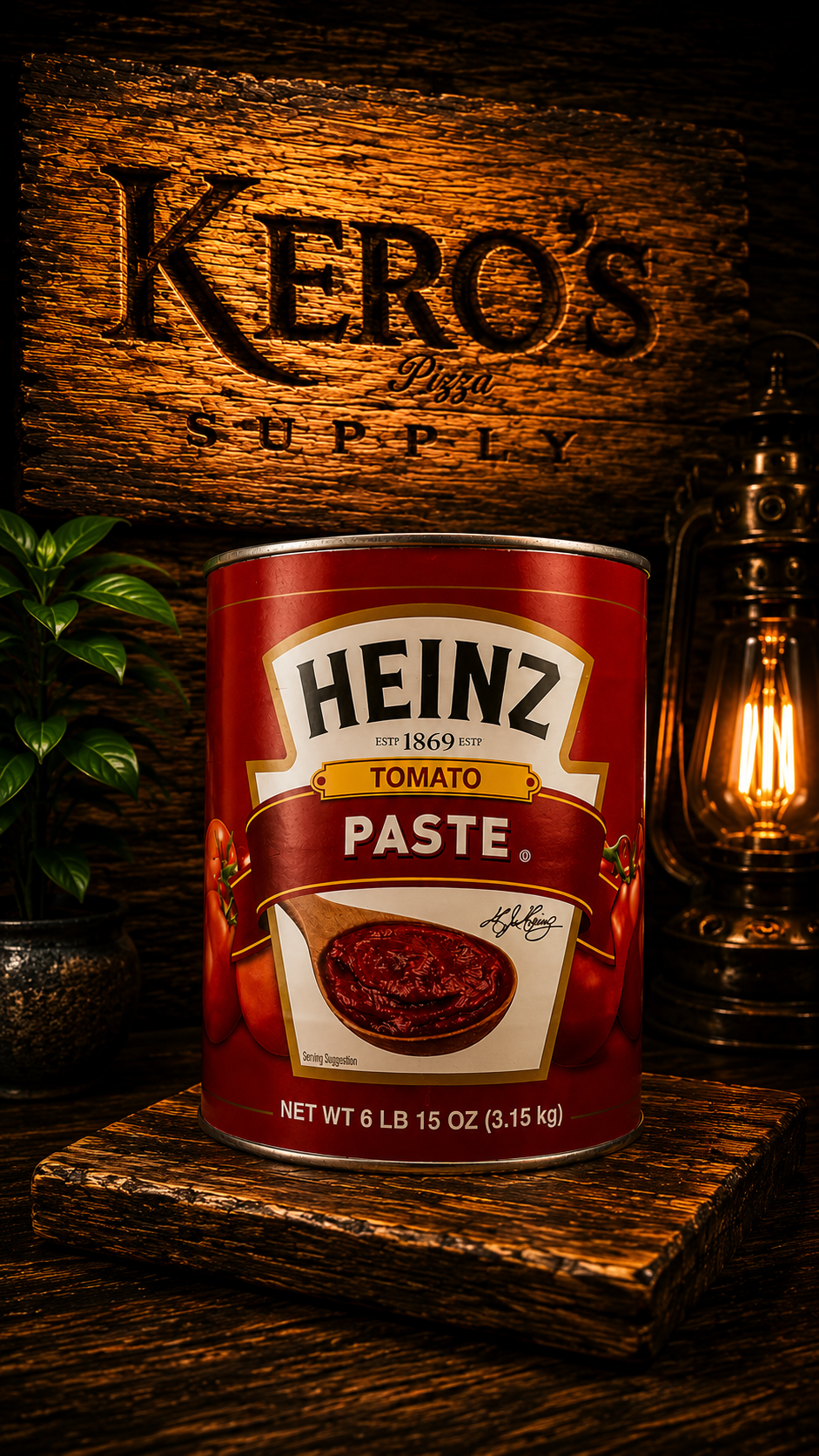 Pasta de Tomate Concentrada Heinz (Lata Grande) - Imagen Vertical